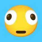 Emoji de cara distorcida — Foto: Reprodução