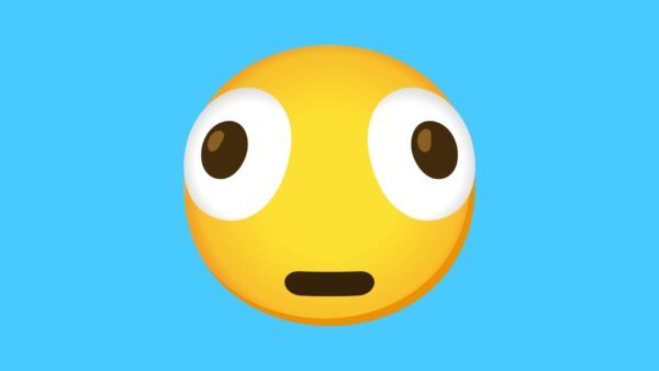 Emoji de cara distorcida — Foto: Reprodução
