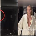 Influenciadora apareceu se arrumando no banheiro durante viagem internacional