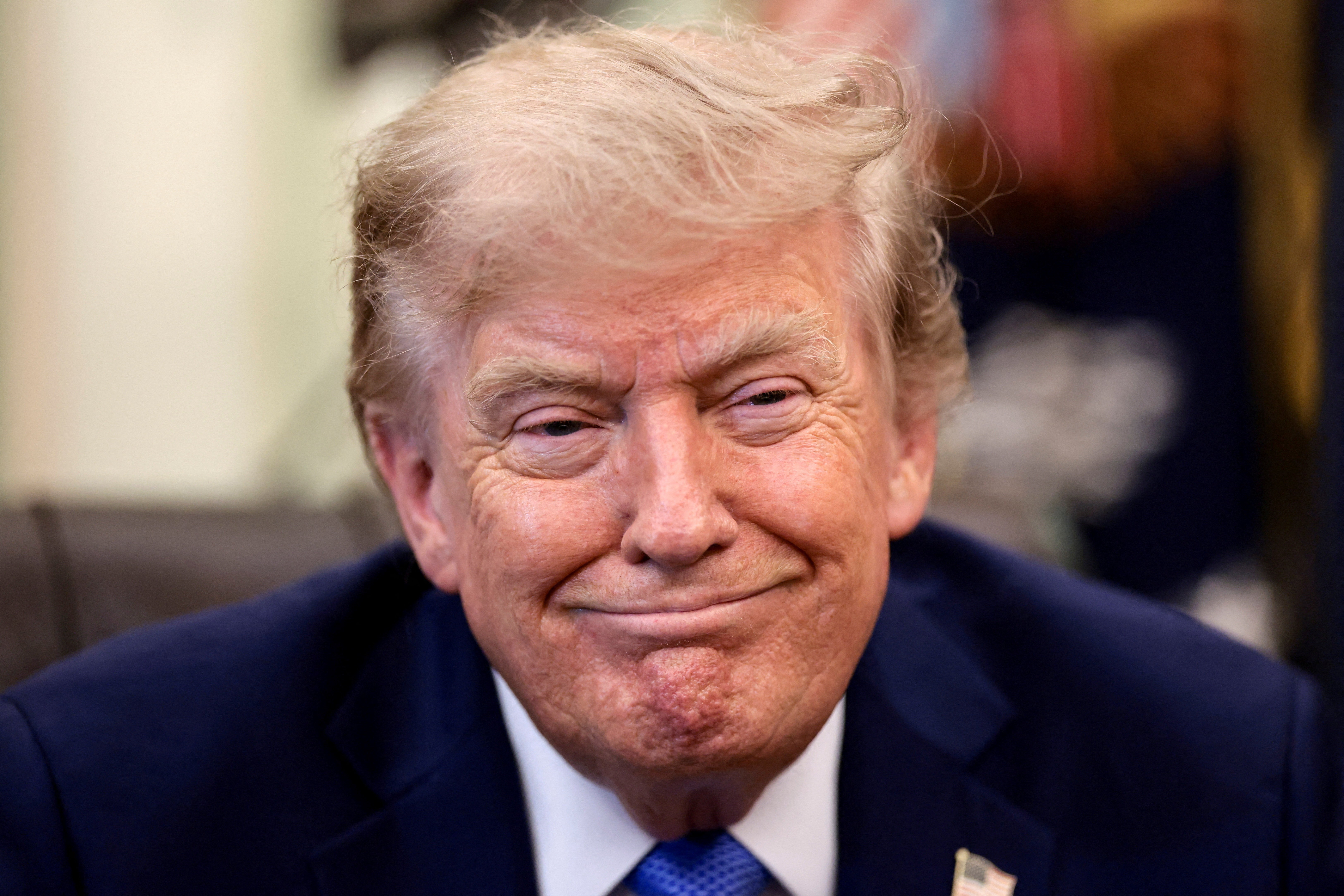 O presidente dos Estados Unidos, Donald Trump, em 6 de agosto de 2026 — Foto: REUTERS/Evelyn Hockstein