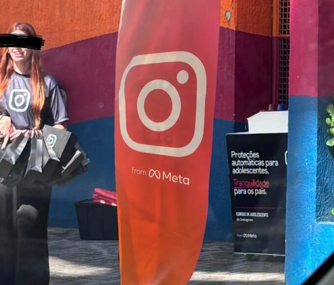 Campanha da Meta sobre recurso do Instagram para adolescentes — Foto: Reprodução