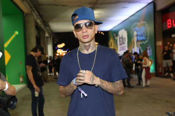 MC Guimê no Lollapalooza 2018 — Foto: Celso Tavares/G1